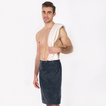 Men´s gift set Sauna towel & Kilt - 180 Anthrazit